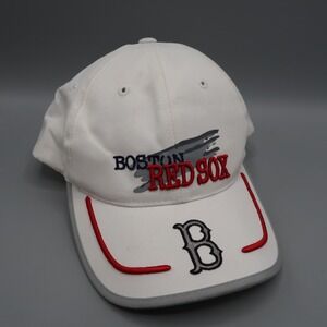 Vintage Annco Boston Red Sox Snapback Hat White Spellout